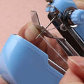  Portable Sewing Machine Mini Manual Handy Needlework Cordless Tools Stitch Sew Clothes Fabric Electric Sewing Machine 