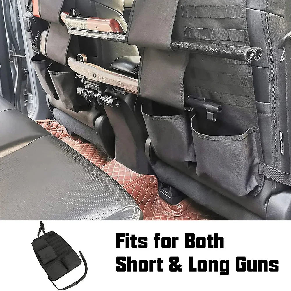   Tactical Rifle Organizer - Vehicle Seat Back Rack   