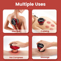   Electric Body Scraping Massager with Heating Suction Cup - 6/12 Speed   