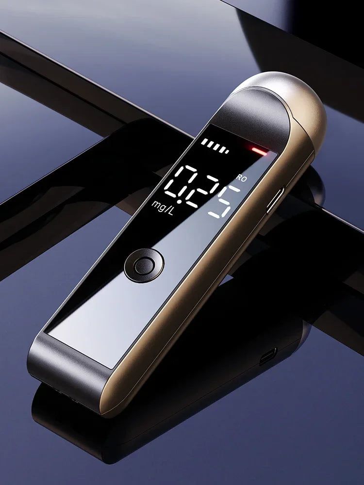   Portable Digital Alcohol Tester with High Precision and Modern Design   