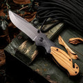   Premium Folding Tactical Knife - Survival, Outdoor EDC   