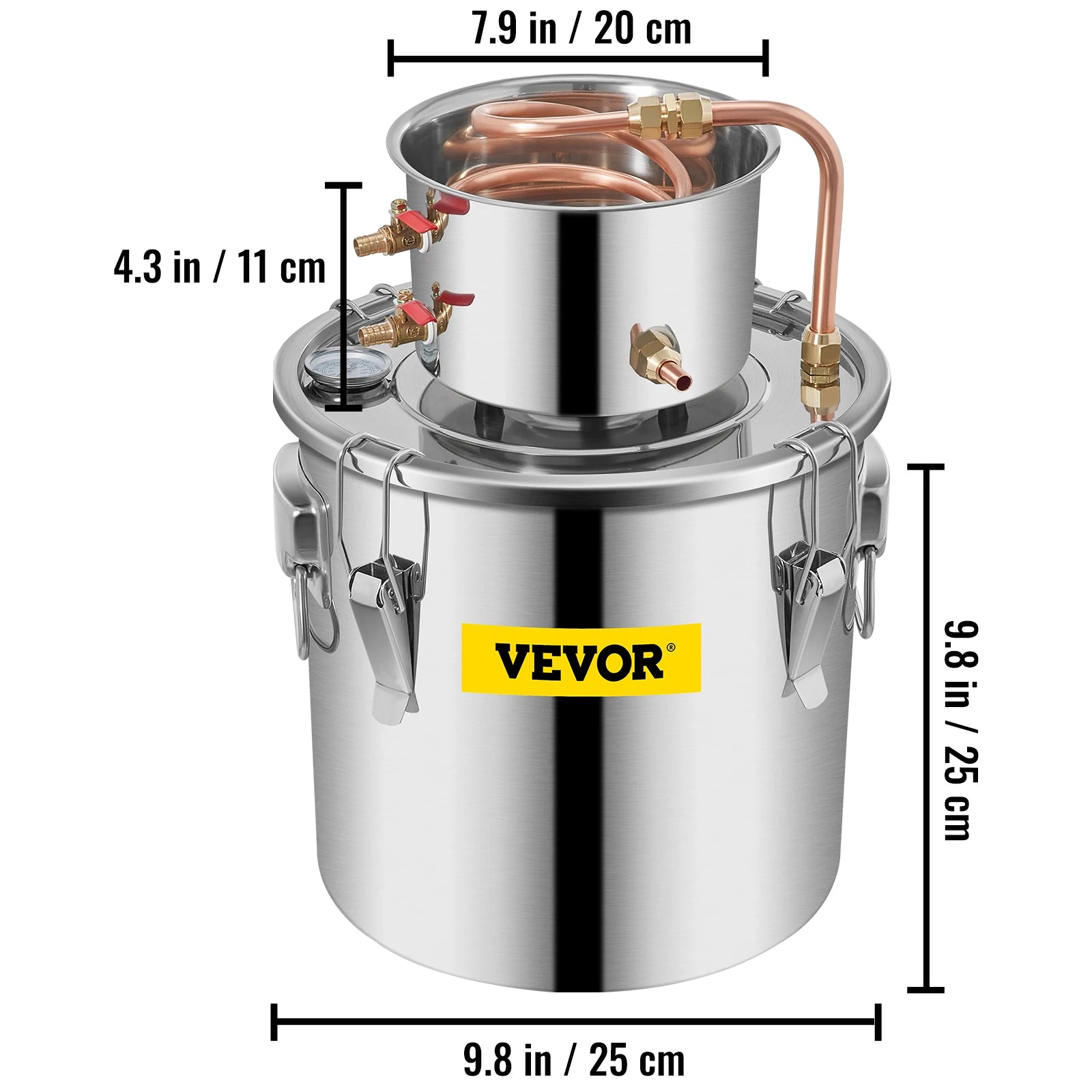   Stainless Steel Multifunctional Distiller Alcohol, Wine, and Whisky   