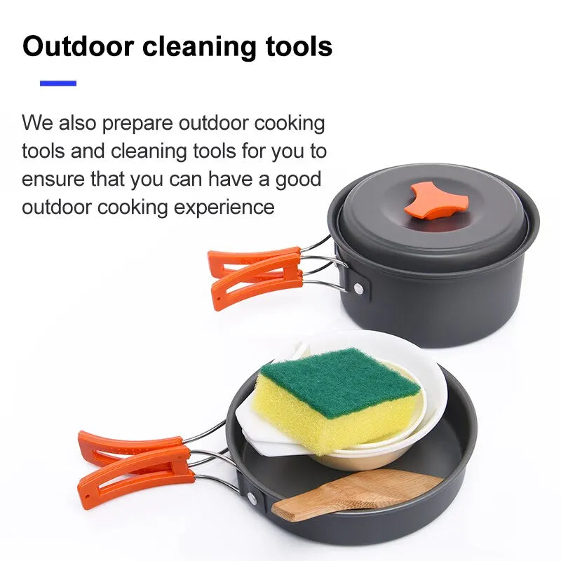   Widesea Camping Tableware Cookware Set   