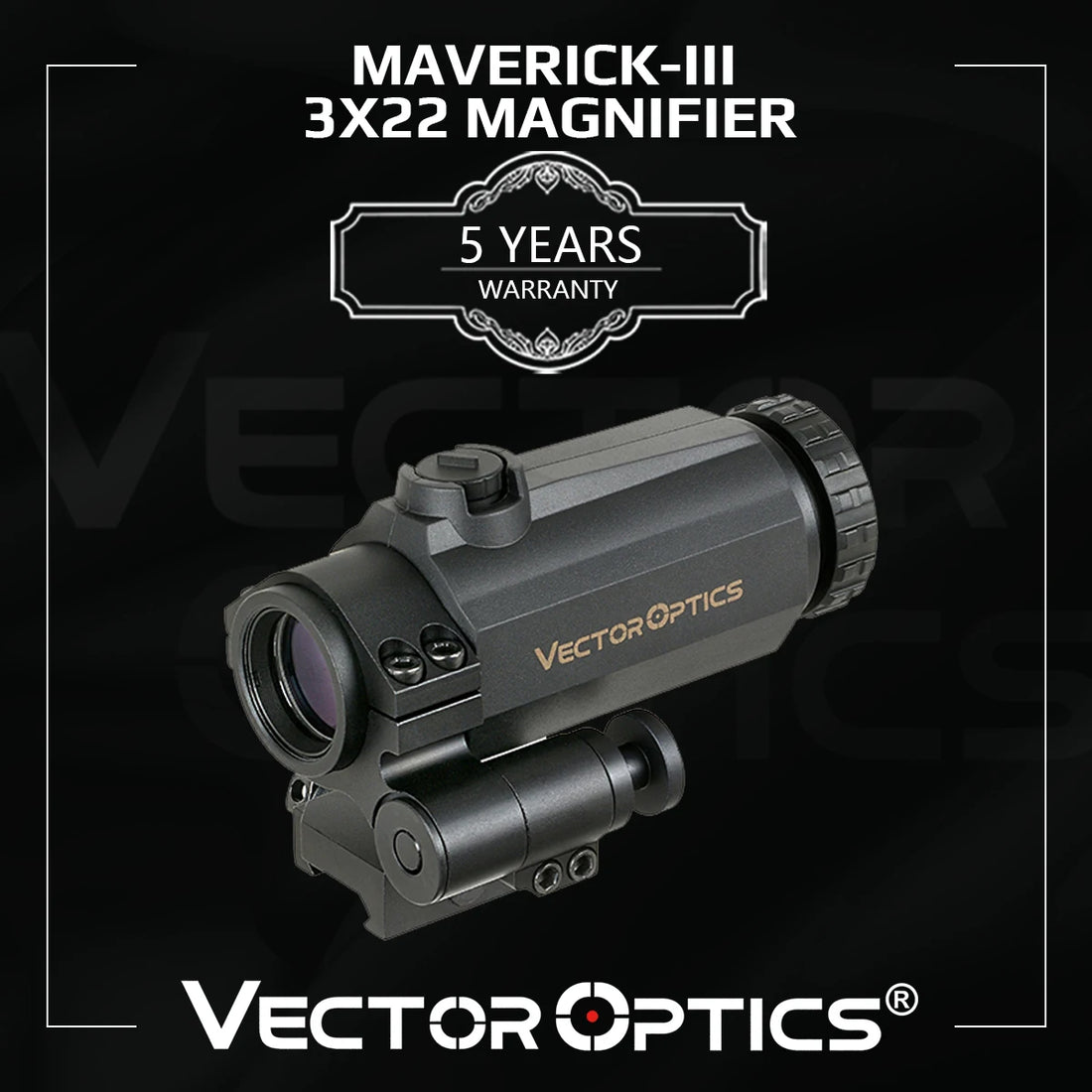   Vector Optics 3x22 Magnifier Scope   