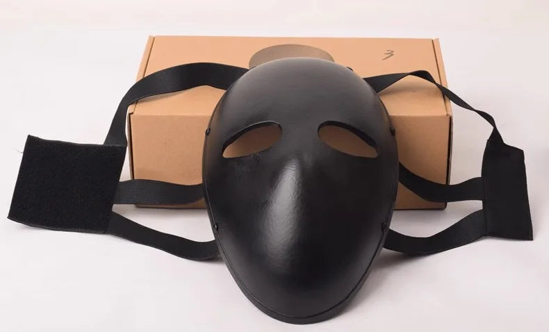   Black Full Face Bulletproof Mask   