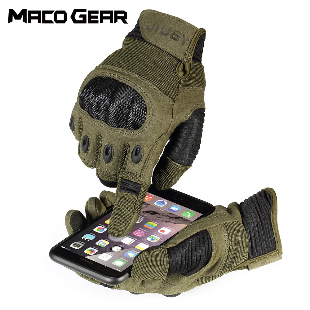   Durable Tactical Gloves with Touchscreen Compatibility   