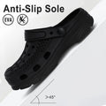   Smile Pop Fashion Men Clogs Slippers Outdoor Antiskid Beach Slippers   