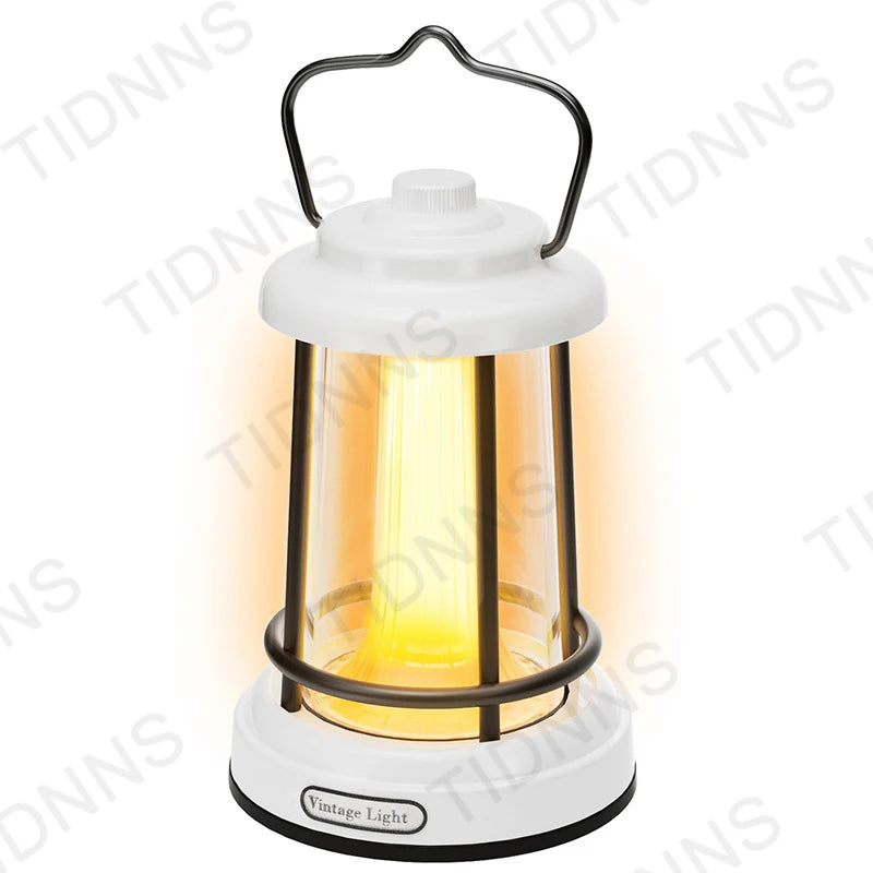   Retro LED Camping Lantern - Waterproof 8000mAh   