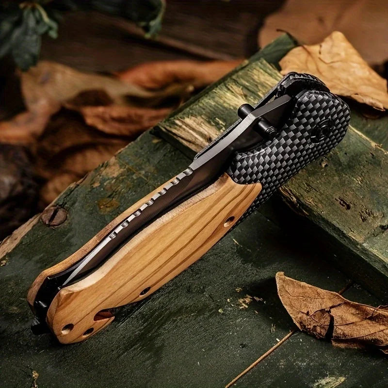   Premium Folding Tactical Knife - Survival, Outdoor EDC   