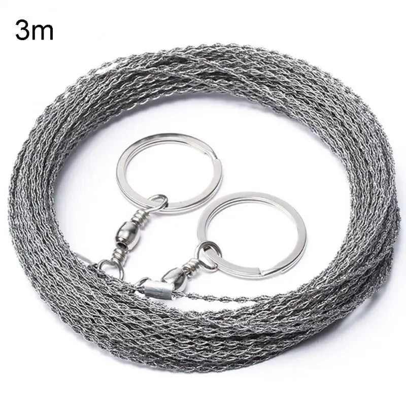   Bold Stainless Steel Wire Saw - Survival Cutting Tool   