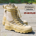   Children Military Tactical Boots - Outdoor Hiking & Sports Shoes   