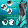   Adjustable Snorkel Fins – Comfortable, Quick-Release Buckles   