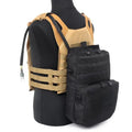  Tactical Molle Backpack  Attached Vest Pouch 