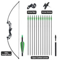   Take-Down Recurve Bow - Durable Fiberglass & Aluminum for Hunting   