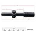   Vector Optics Gen2 1-6x24 Rifle Scope – Tactical Precision for CQB   