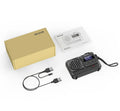  Portable Bluetooth Speaker FM Radio, LCD Screen Display, AUX Input, USB, TF Card, MP3 Player 