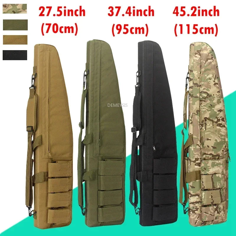   Waterproof Long Gun Bag - Heavy Duty, Military MOLLE, Rifle Case   