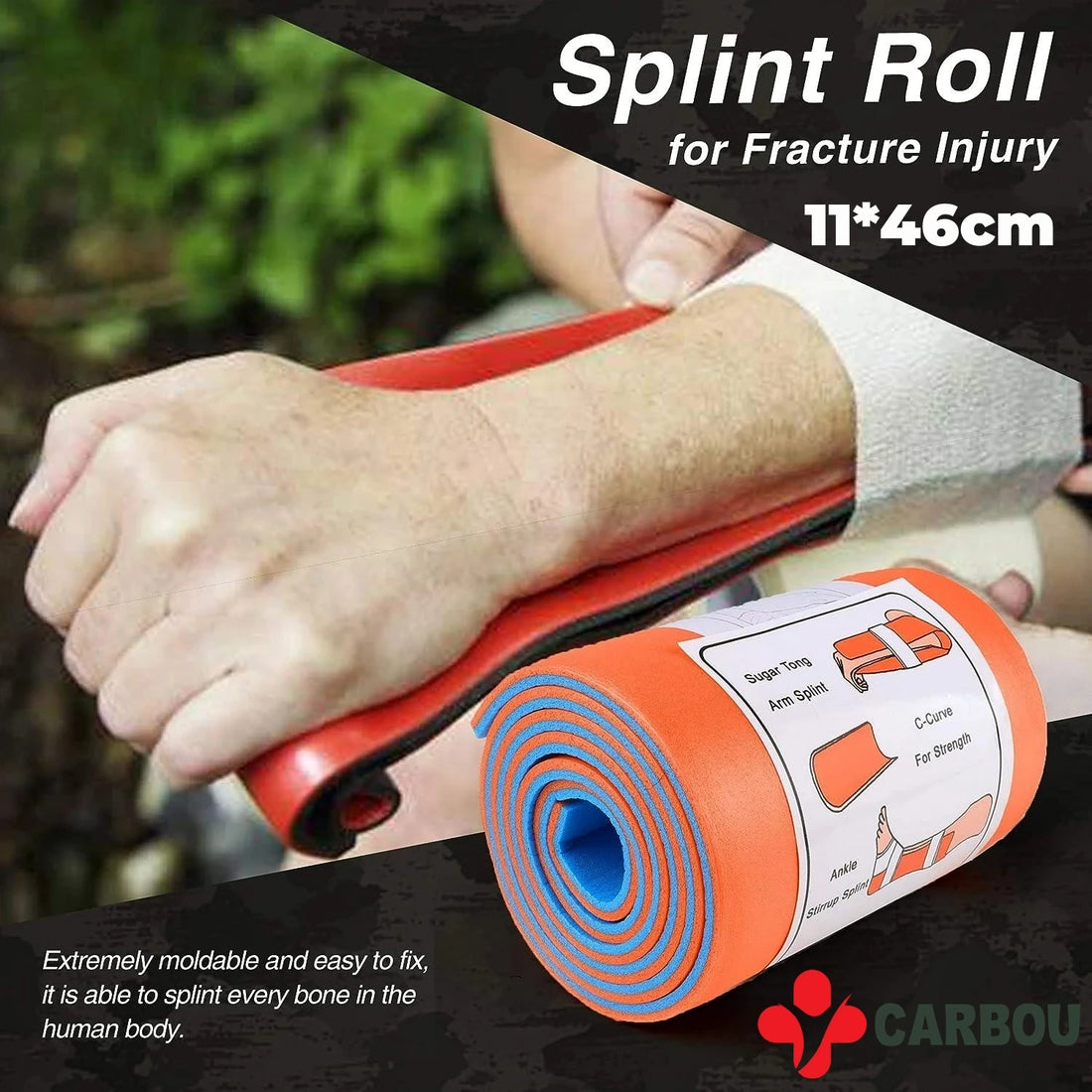   Splint Roll for Fracture Injury - Portable and Easy-to-Use   