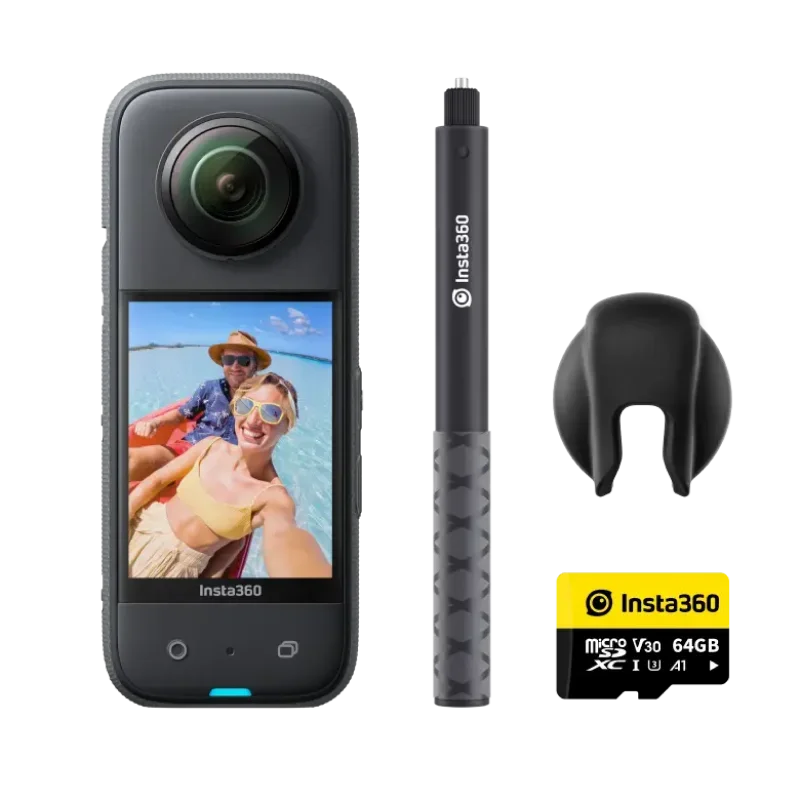   Insta360 X3 4K Action Camera - Dual Screens, Waterproof, Stabilized   