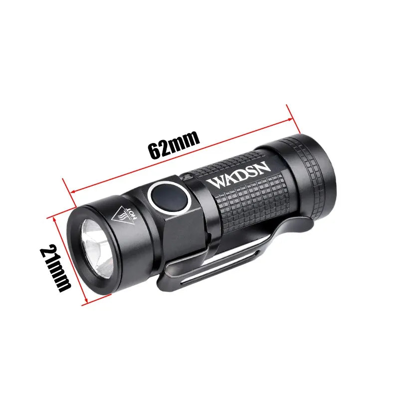   High-Powered Tactical Flashlight with Gun Mount   