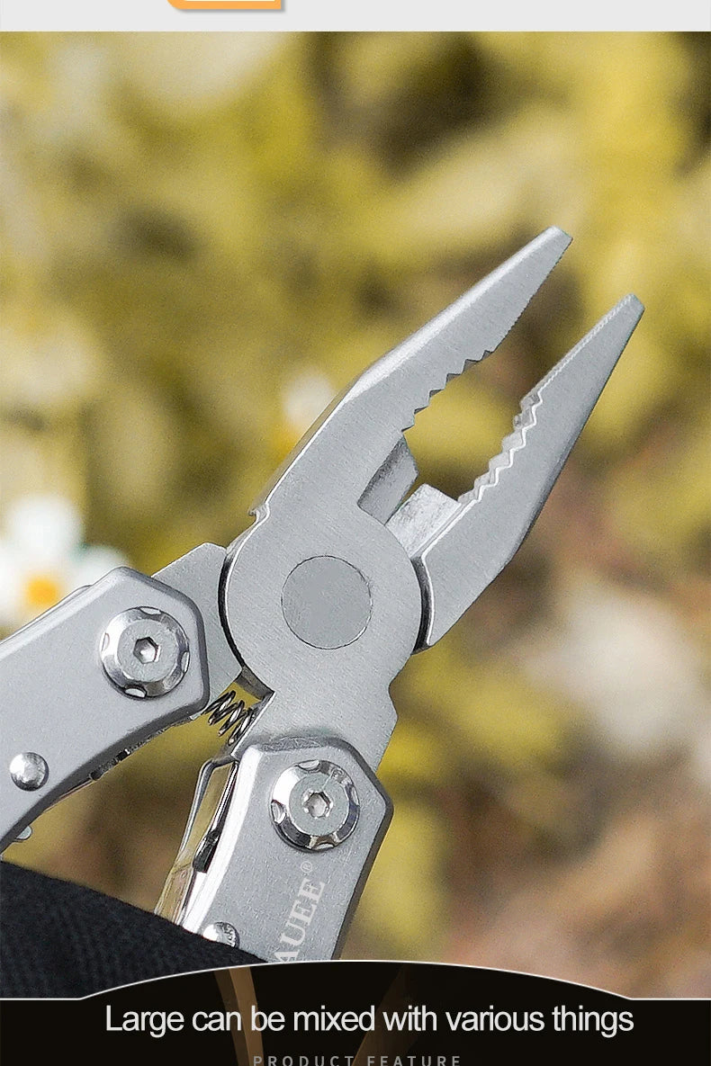  Multi-tool Pocket Knife Pliers Folding Mini Portable Fold Outdoor Tactical Hunting Survival Rescue Multipurpose Pliers Repair To 