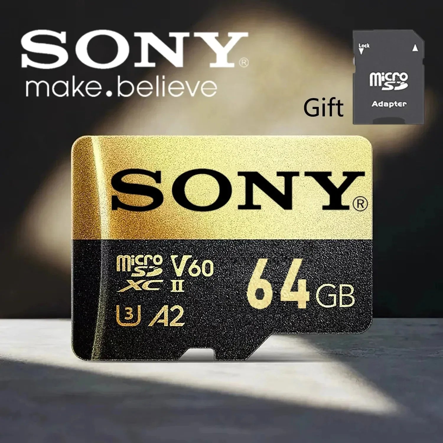   SONY Micro SD TF Card - High-Speed Class 10 Memory Card   