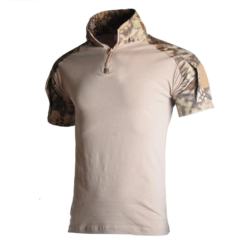   Military Camo Tactical Combat Shirt   