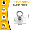   Super Strong Neodymium Fishing Magnets – Heavy-Duty Rare Earth Magnets   