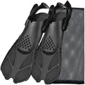   Adjustable Snorkel Fins – Comfortable, Quick-Release Buckles   