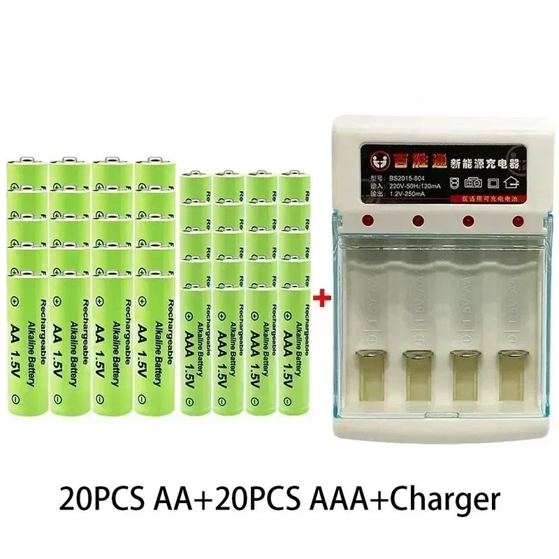   2-16pcs  9800 mah 1.5V AA AAA Rechargeable Batteries   