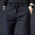   Comfortable Grey Drawstring Trousers for Men   