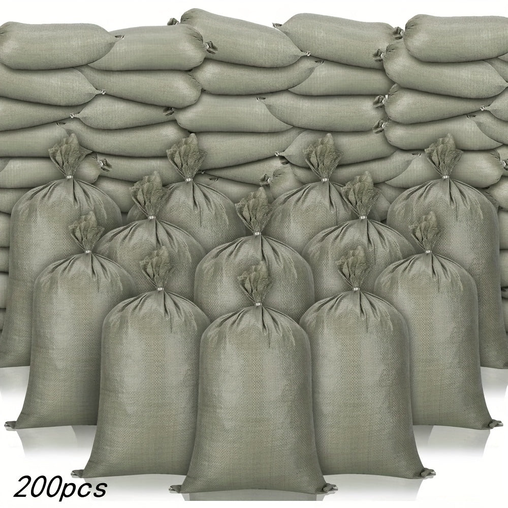   Durable Polypropylene Sandbags – Ideal for Flood Control & Barriers   