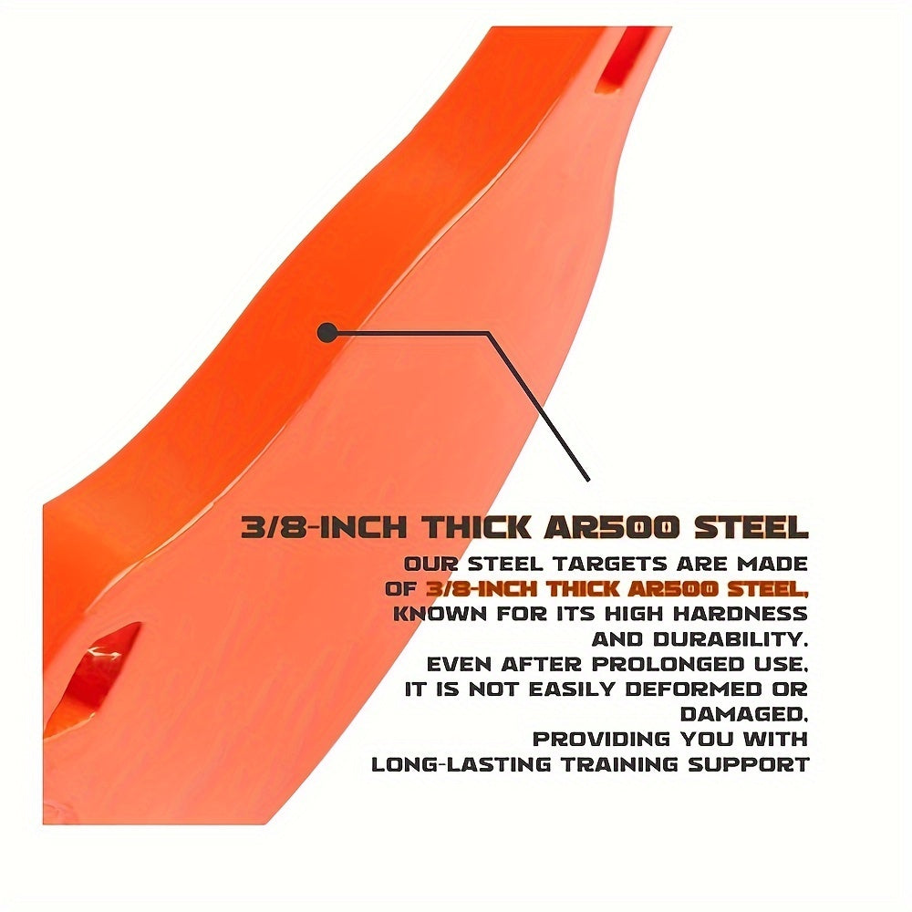   Steel Shooting Target – 3/8" Thick Durable Gong for Precision Practice   